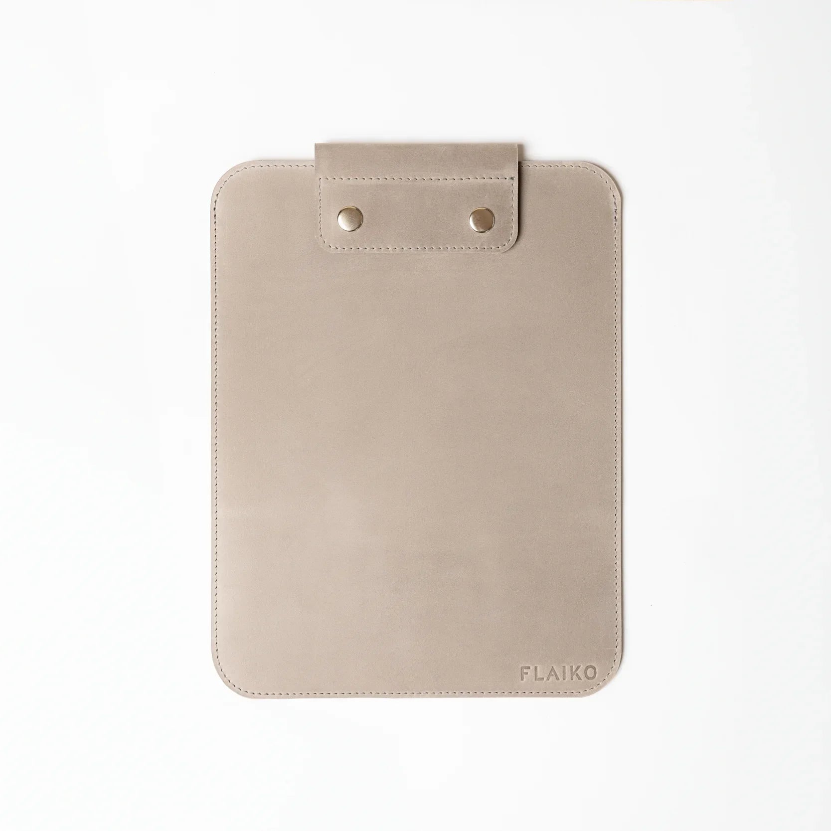 Leather MacBook Series Case Iron Age - Grey