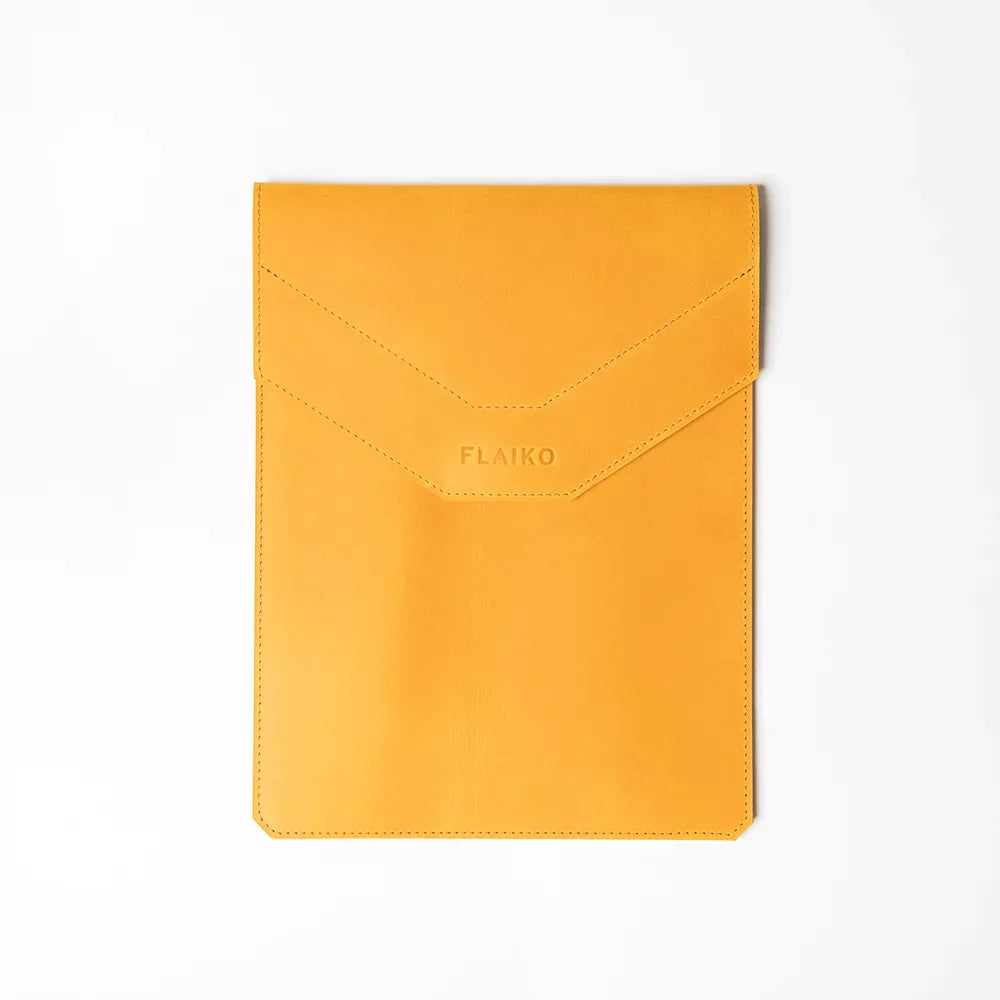 Leather MacBook Series Sleeve Pira - Camel