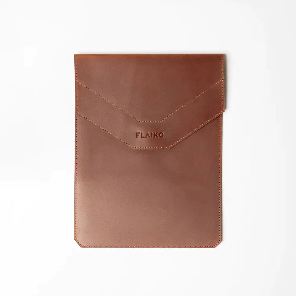 Leather MacBook Series Sleeve Pira - Brown