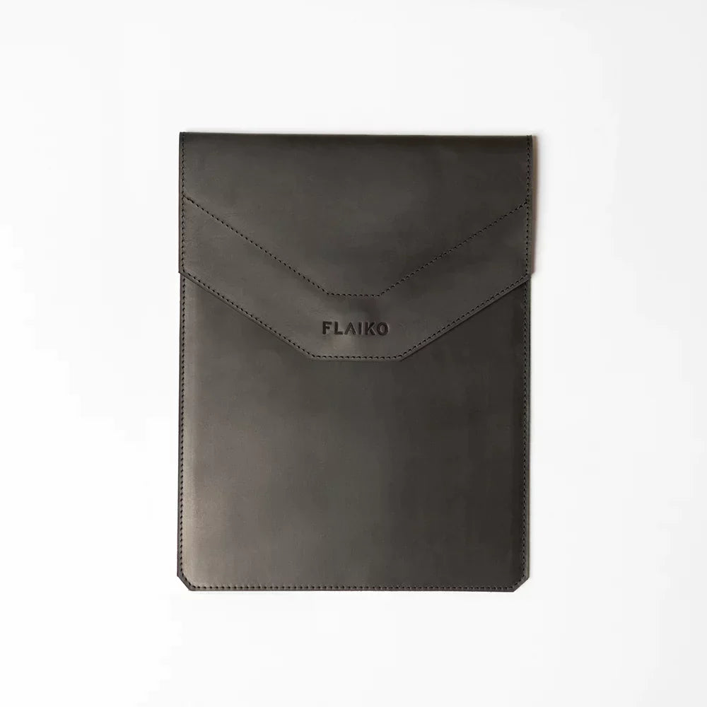 Leather MacBook Series Sleeve Pira - Black