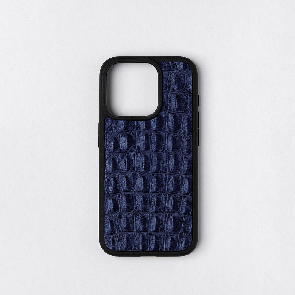 Croco Belize Midnight Blue - iPhone Series Case